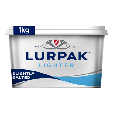 Lurpak Lighter Spreadable Slightly Salted Butter 1kg