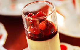 Jouluinen pannacotta