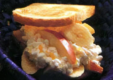 Fruktig dubbelmacka