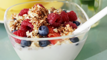 Honningristet havre til yoghurt