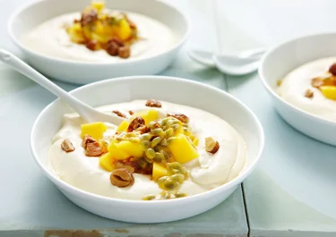 Smetanafluff med passionsfrukt