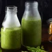 Grön smoothie med spenat och ingefära