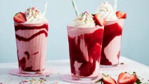 Jordgubbsshake extra allt