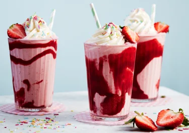 Jordgubbsshake extra allt