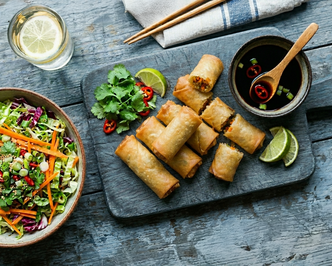 Spring rolls στο Air Fryer