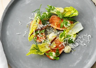 Sotad lax med ljummen Sveciamajonnäs