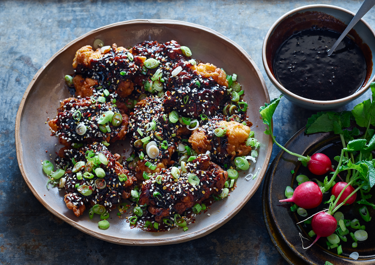 Koreaanse gefrituurde kip