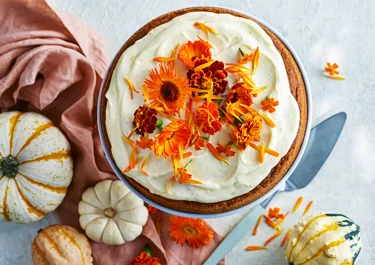 Wortel- en pompoencake
