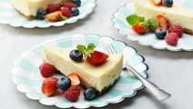 Cheesecake med vit choklad