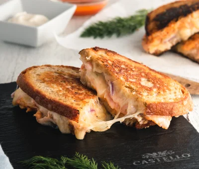 Smoked Salmon Havarti Grilled Cheese