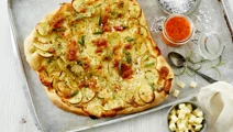 Aardappelpizza