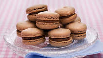 Chokladmacarons med moccakräm