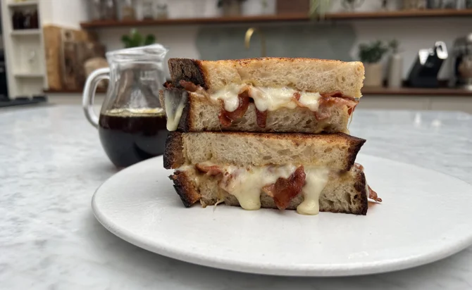 Castello® Creamy Havarti & Maple Bacon Grilled Cheese
