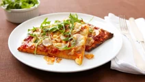 Pizza med jordärtskockor
