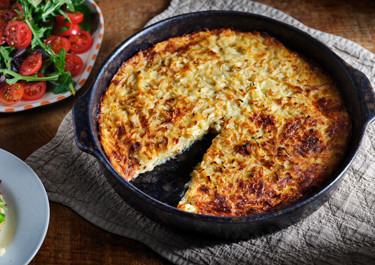 Potatiskaka med cheddar