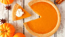 Traditional American pumpkin pie
