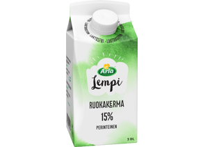 Arla Lempi ruokakerma 15% 3dl laktoositon