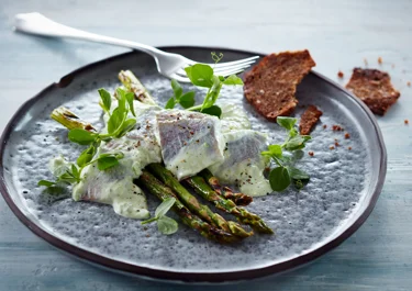 Matjes sild i ærtedressing