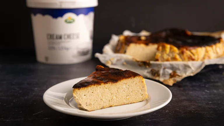 Earl Grey Tea Infused Basque Cheesecake