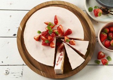 Cheesecake φράουλα