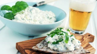 Krämig ost- och basilikasill