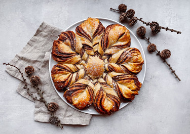 Stjernebrød med kanelremonce