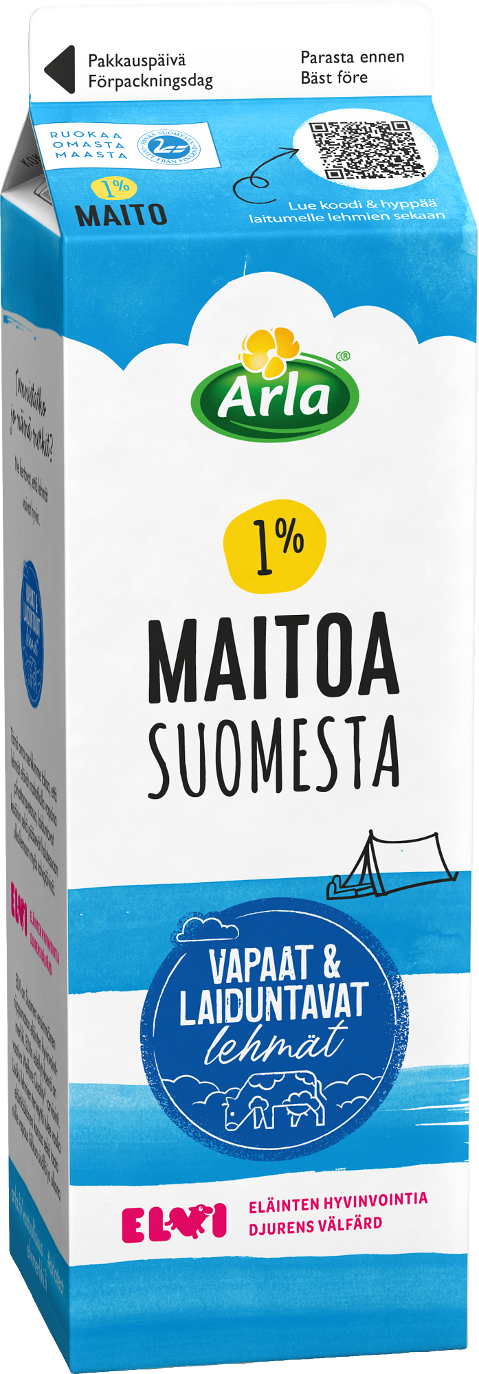 Arla 1% maito Suomi 1L