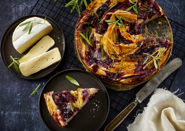 Filodejstærte med brie
