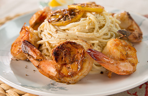 Spicy Prawn Spaghetti
