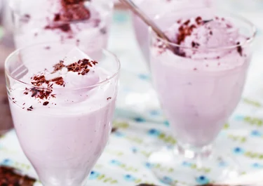 Enkel hallonmousse