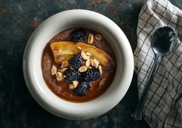 Chokladchiapudding med banan