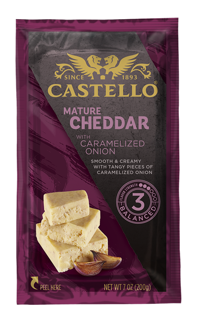 Castello® RED ONION CHEDDAR CHEESE