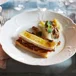 Päronflarn med brie och rostade valnötter