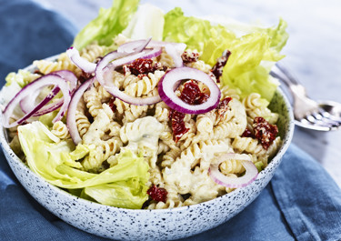 Pasta pronto med soltorkade tomater