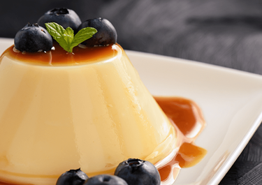 Flan de piña