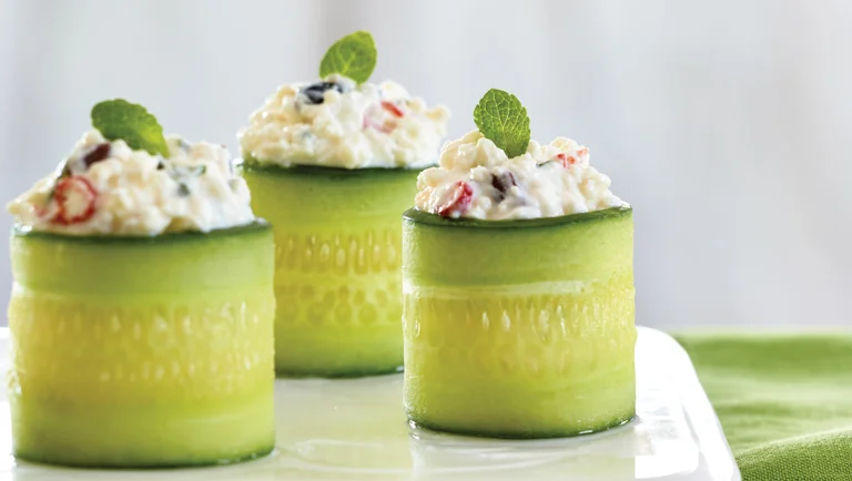 Komkommerrolletjes met Apetina®