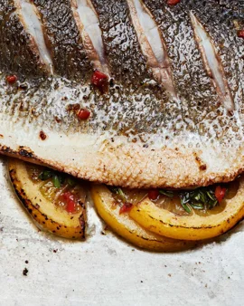 ROASTED SEA BASS