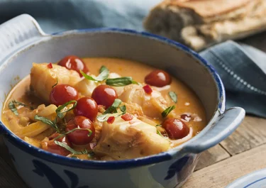 Fiskgryta med fänkål och chili