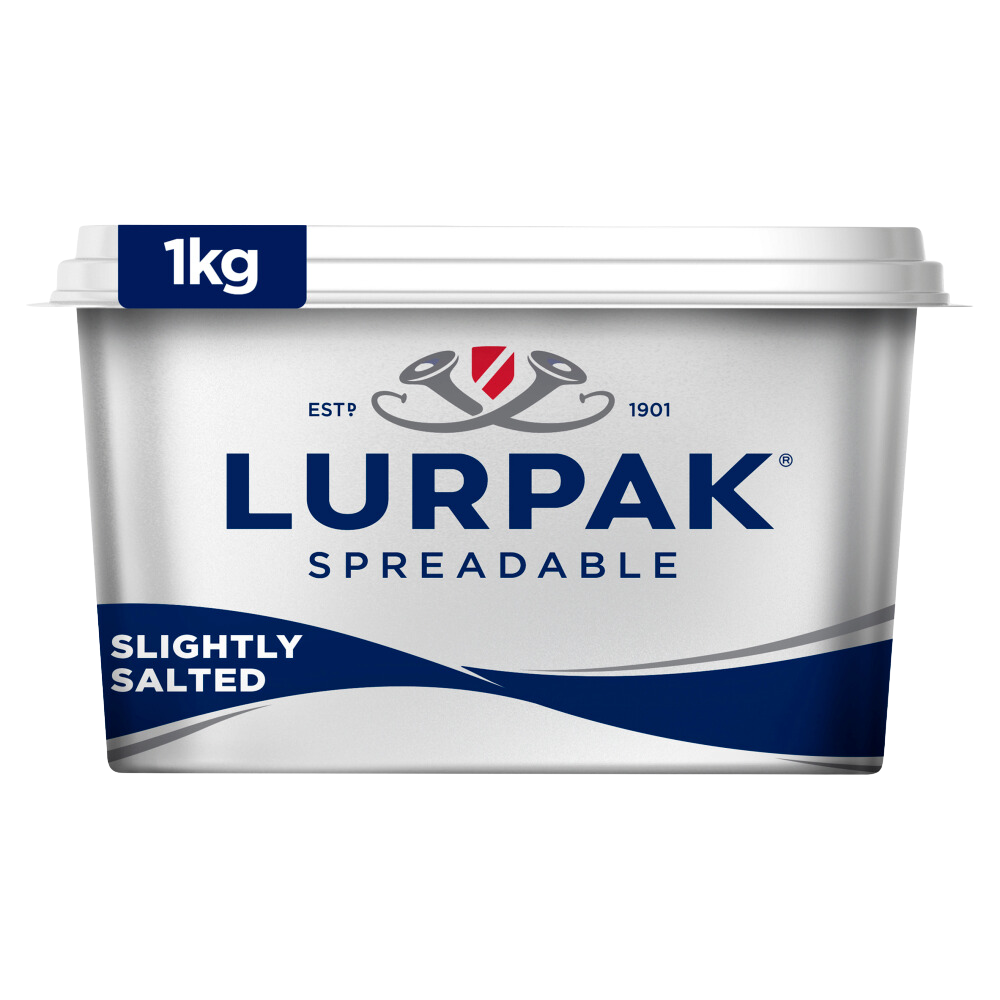 Lurpak Spreadable Slightly Salted Butter 1kg