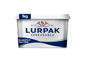 Lurpak Spreadable Slightly Salted Butter 1kg