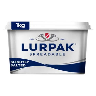 Lurpak Spreadable Slightly Salted Butter 1kg