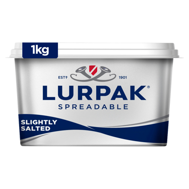 Lurpak Spreadable Slightly Salted Butter 1kg