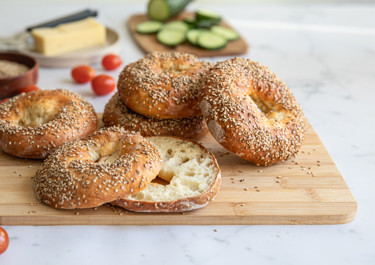 Raejuustobagelit