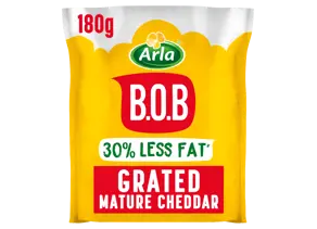 Arla Best of Both Milk (B.O.B) Mature Cheddar Grated 180g