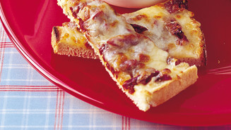 Bruschetta med mozzarella