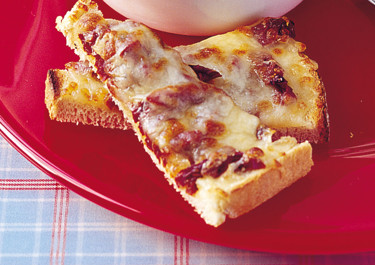 Bruschetta med mozzarella