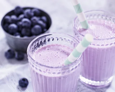 Blaubeer-Protein-Shake mit Ingwer