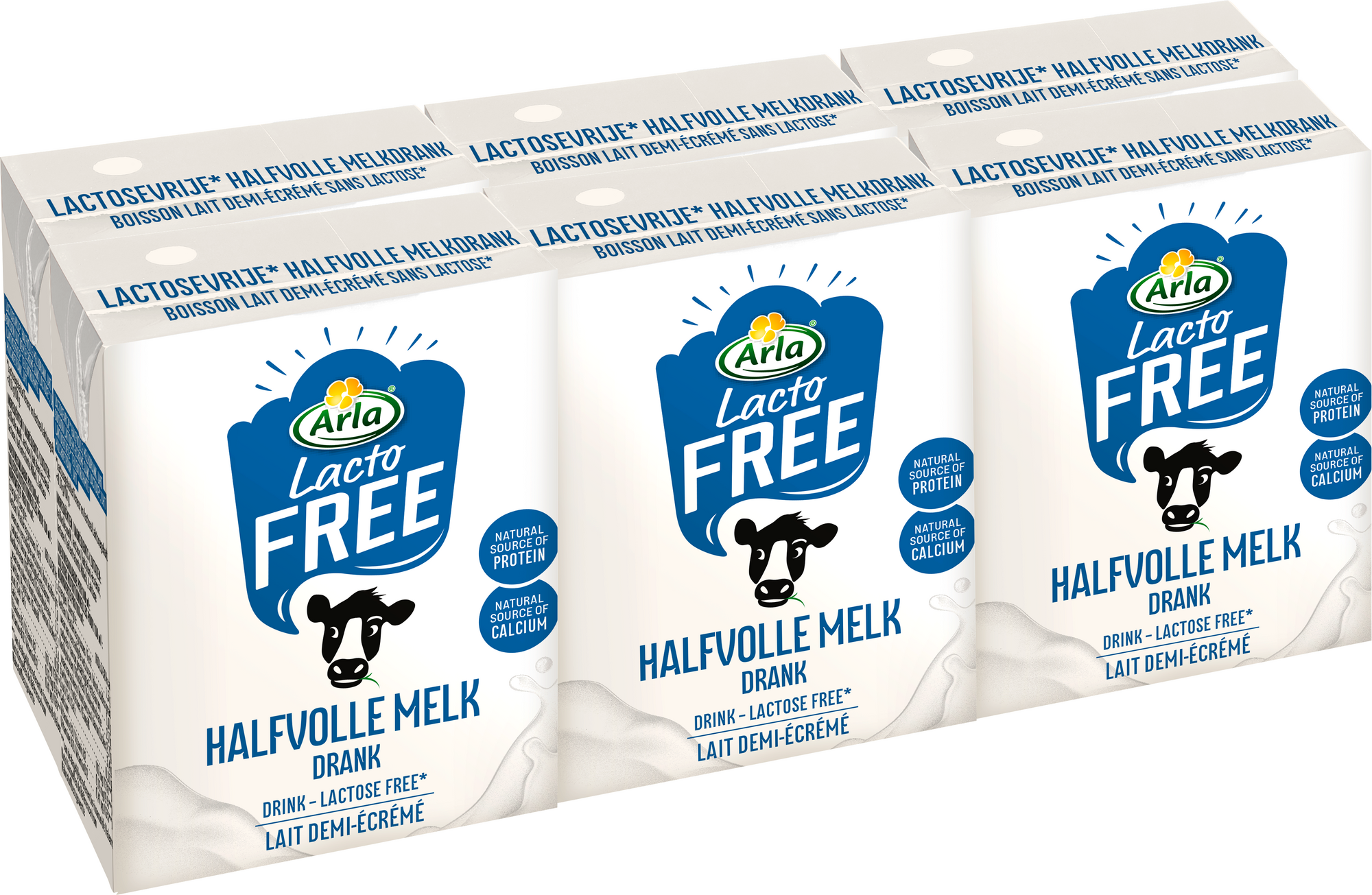 Lactosevrije halfvolle melkdrank 200 ml