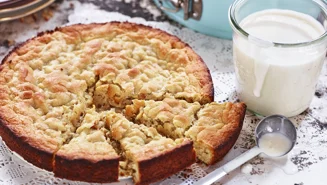 Äppelpaj med mandel