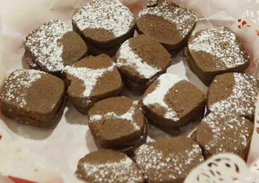 Μπισκότα φουρνιστά με σοκολάτα